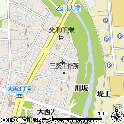 岡崎バンビーノ・みつばち周辺の地図