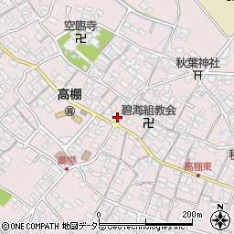 愛知県安城市高棚町郷235周辺の地図