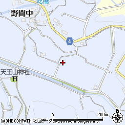 大阪府豊能郡能勢町野間中周辺の地図