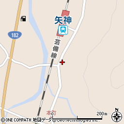 岡山県新見市哲西町矢田394周辺の地図