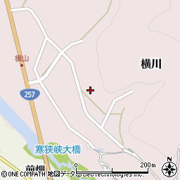 愛知県新城市横川長畑147周辺の地図