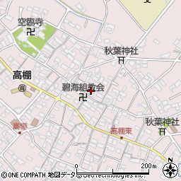 愛知県安城市高棚町郷361周辺の地図