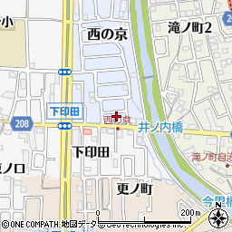 京都府長岡京市西の京11周辺の地図