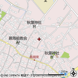 愛知県安城市高棚町郷431周辺の地図