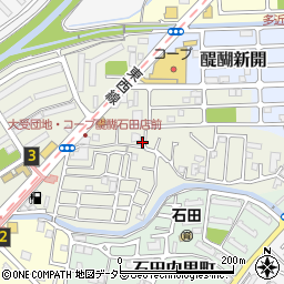 京都府京都市伏見区石田大受町32-62周辺の地図