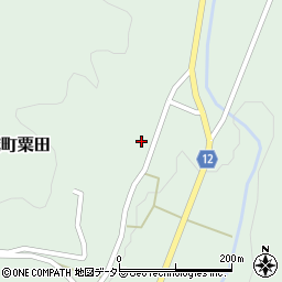 広島県庄原市東城町粟田1382周辺の地図