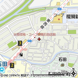 京都府京都市伏見区石田大受町32-16周辺の地図
