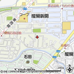 京都府京都市伏見区石田大受町9-7周辺の地図