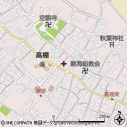 愛知県安城市高棚町郷234周辺の地図