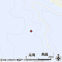 愛知県新城市浅谷蒟蒻周辺の地図