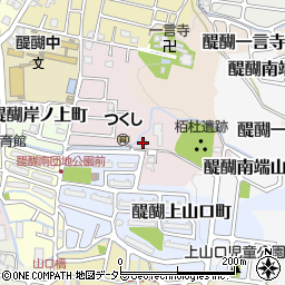 京都府京都市伏見区醍醐柏森町26周辺の地図