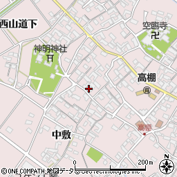 愛知県安城市高棚町郷155周辺の地図