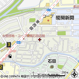 京都府京都市伏見区石田大受町32-61周辺の地図