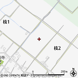 滋賀県大津市枝2丁目4周辺の地図