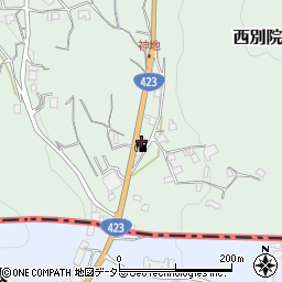 京都府亀岡市西別院町神地向ノ前周辺の地図