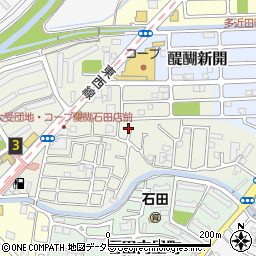 京都府京都市伏見区石田大受町33-5周辺の地図