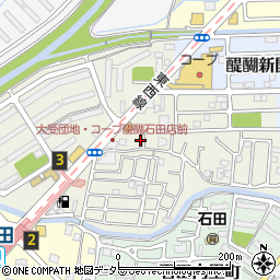 京都府京都市伏見区石田大受町32-51周辺の地図