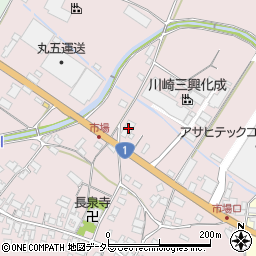 滋賀県甲賀市土山町市場388周辺の地図