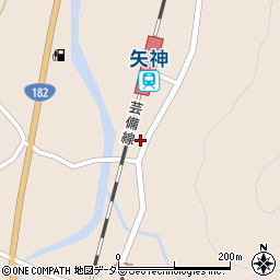 岡山県新見市哲西町矢田76周辺の地図