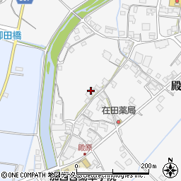 兵庫県加西市殿原町周辺の地図