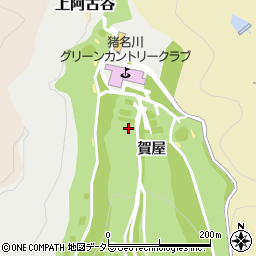 兵庫県川辺郡猪名川町下阿古谷賀屋周辺の地図