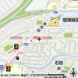 京都府京都市伏見区石田大受町32-48周辺の地図