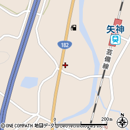 岡山県新見市哲西町矢田420周辺の地図