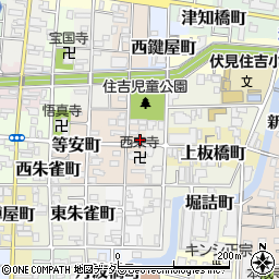 伏見庚申堂周辺の地図