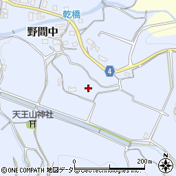 大阪府豊能郡能勢町野間中58周辺の地図