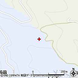愛知県新城市浅谷松立周辺の地図