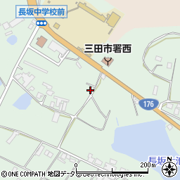 兵庫県三田市長坂765周辺の地図