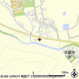 兵庫県姫路市夢前町護持581周辺の地図