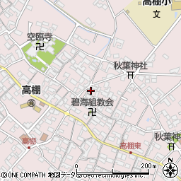 愛知県安城市高棚町郷335周辺の地図