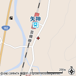 岡山県新見市哲西町矢田77周辺の地図