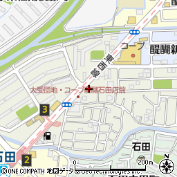 京都府京都市伏見区石田大受町32-9周辺の地図