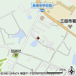 兵庫県三田市長坂628周辺の地図