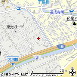 静岡県静岡市駿河区西島363-71周辺の地図