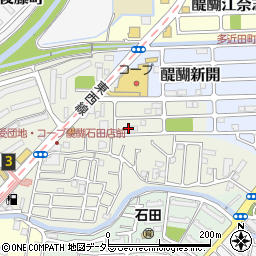 京都府京都市伏見区石田大受町21-7周辺の地図