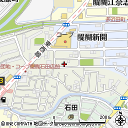 京都府京都市伏見区石田大受町21-9周辺の地図