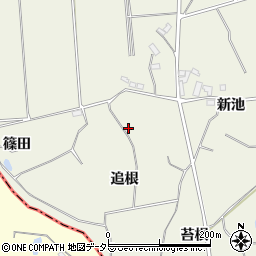 愛知県知多郡東浦町藤江追根14周辺の地図