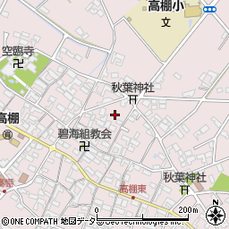 愛知県安城市高棚町郷351周辺の地図
