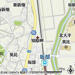 愛知県知多郡阿久比町卯坂知原岬周辺の地図