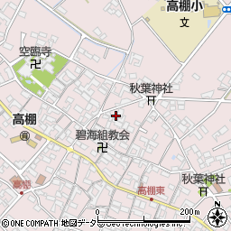 愛知県安城市高棚町郷342周辺の地図