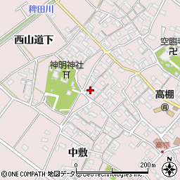 愛知県安城市高棚町郷151周辺の地図