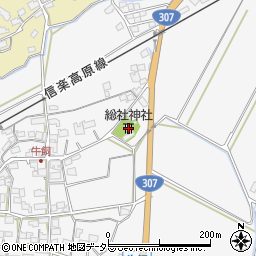 総社神社周辺の地図