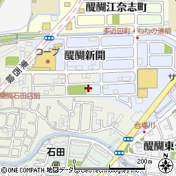 京都府京都市伏見区石田大受町17-6周辺の地図