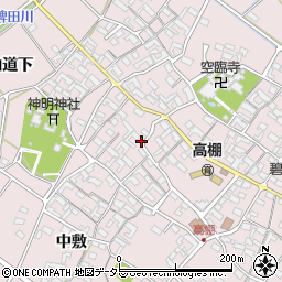 愛知県安城市高棚町郷144周辺の地図