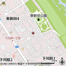 静パック　東新田工場周辺の地図