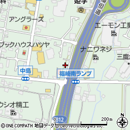 岸田動物病院周辺の地図