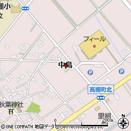 愛知県安城市高棚町中島周辺の地図